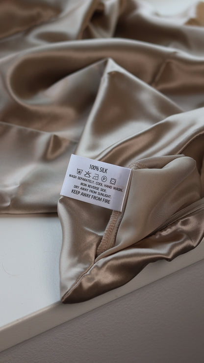 Mulberry silk pillowcase – 22 momme · 50 × 60 cm